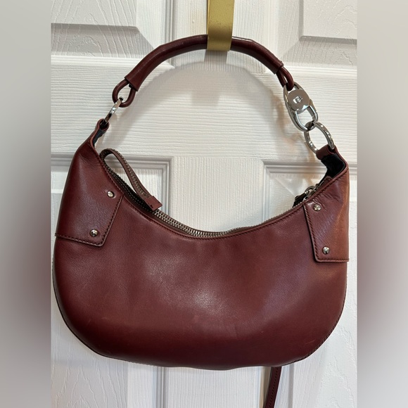 Authentic Gucci burgundy half moon bag - Picture 3 of 17